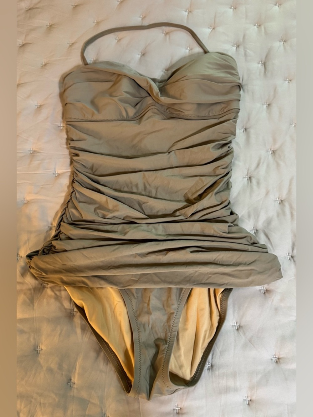 Like New - J.Crew Ruched One-Piece (8)
